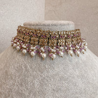 Jazbeen Choker - Light Purple - SOKORA JEWELSJazbeen Choker - Light PurpleChoker Sets