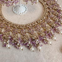 Jazbeen Necklace set - Light Purple - SOKORA JEWELSJazbeen Necklace set - Light Purple