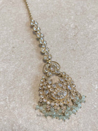 Jessica Clear Gold Necklace Set - 5 Colour Options - SOKORA JEWELSJessica Clear Gold Necklace Set - 5 Colour Options