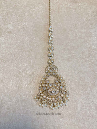 Jessica Clear Gold Necklace Set - 5 Colour Options - SOKORA JEWELSJessica Clear Gold Necklace Set - 5 Colour Options