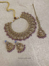 Jessica Golden Necklace Set - 5 Colour Options - SOKORA JEWELSJessica Golden Necklace Set - 5 Colour Options