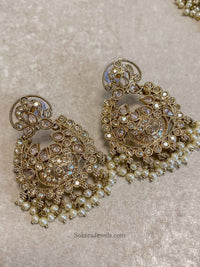 Jessica Golden Necklace Set - 5 Colour Options - SOKORA JEWELSJessica Golden Necklace Set - 5 Colour Options