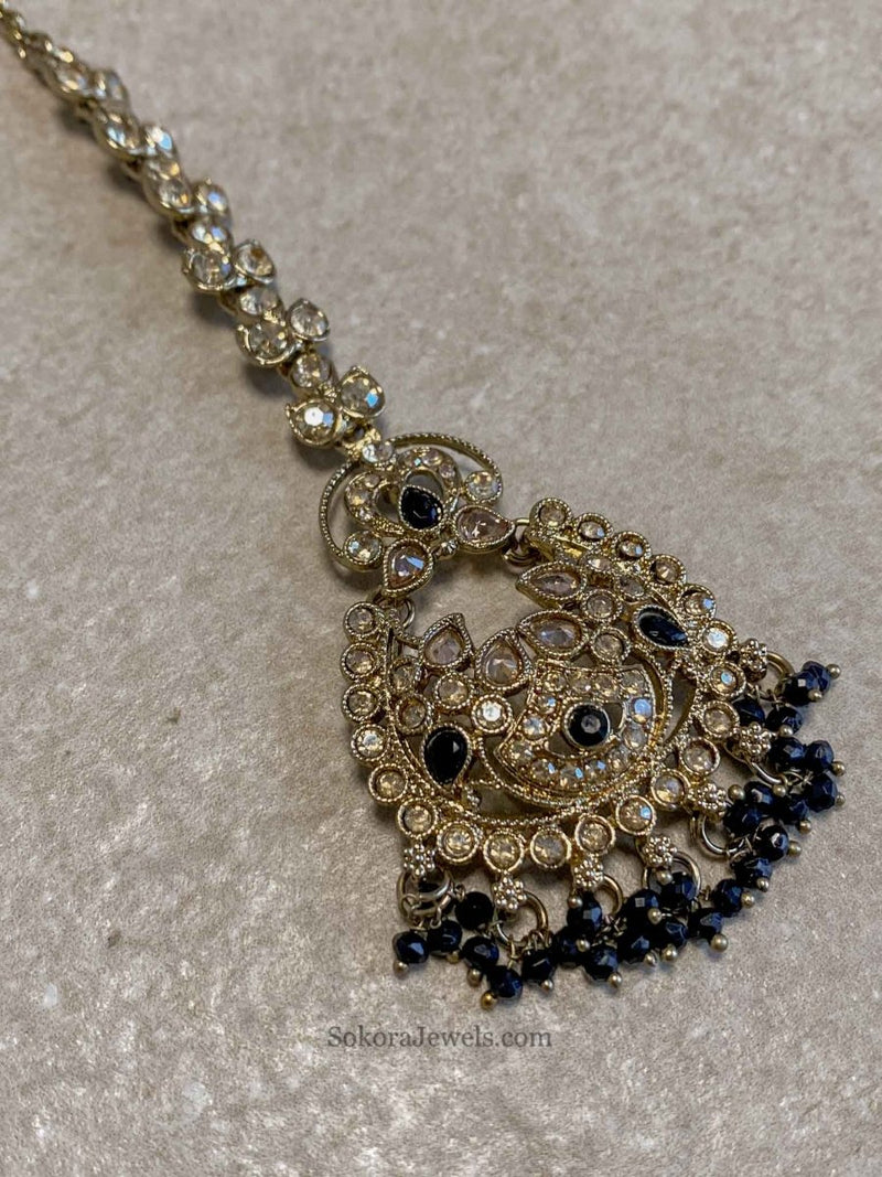 Jessica Golden Necklace Set - 5 Colour Options - SOKORA JEWELSJessica Golden Necklace Set - 5 Colour Options