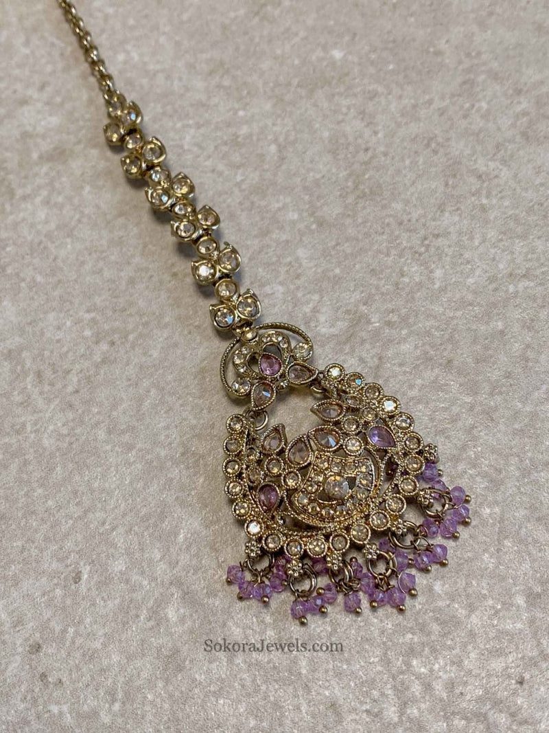 Jessica Golden Necklace Set - 5 Colour Options - SOKORA JEWELSJessica Golden Necklace Set - 5 Colour Options