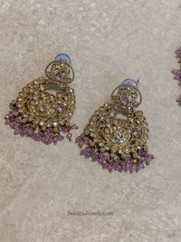 Jessica Golden Necklace Set - 5 Colour Options - SOKORA JEWELSJessica Golden Necklace Set - 5 Colour Options