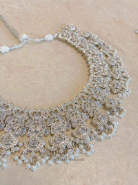 Jessica Silver Necklace Sets - 5 Colours - SOKORA JEWELSJessica Silver Necklace Sets - 5 Colours