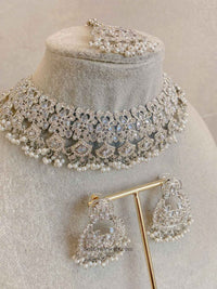 Jessica Silver Necklace Sets - 5 Colours - SOKORA JEWELSJessica Silver Necklace Sets - 5 Colours