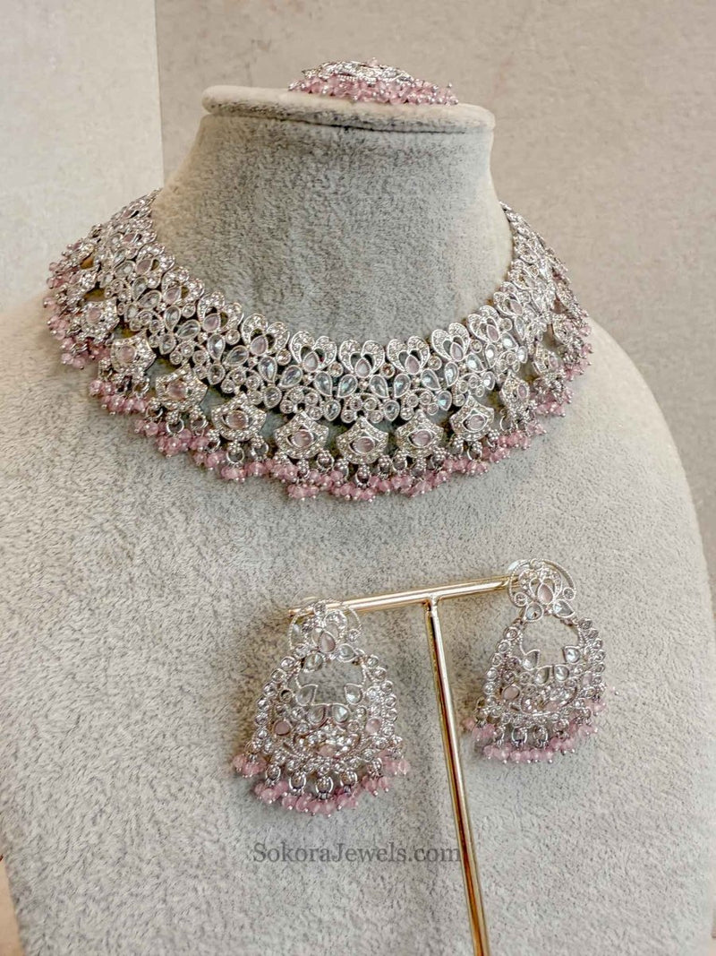 Jessica Silver Necklace Sets - SOKORA JEWELSJessica Silver Necklace Sets