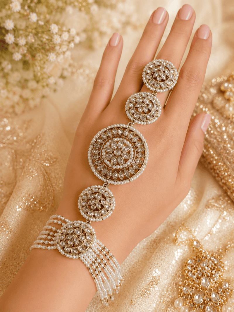 Jodhaa Bridal Hand piece - SOKORA JEWELSJodhaa Bridal Hand piece