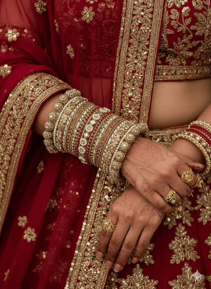 Jodhaa Luxury Bangle stack - SOKORA JEWELSJodhaa Luxury Bangle stackBANGLES