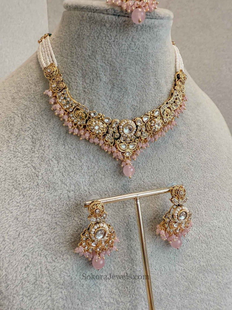 Kajol Faux Kundan Sets - SOKORA JEWELSKajol Faux Kundan SetsNECKLACE SETS
