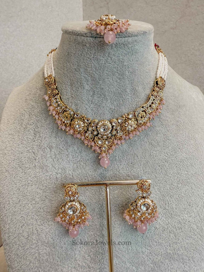 Kajol Faux Kundan Sets - SOKORA JEWELSKajol Faux Kundan SetsNECKLACE SETS