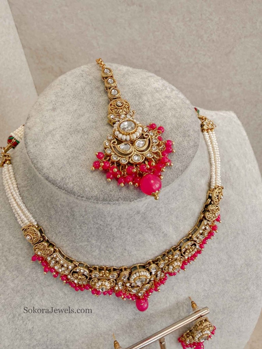 Kajol Faux Kundan Sets - SOKORA JEWELSKajol Faux Kundan SetsNECKLACE SETS