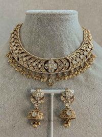 Kashmiri Kundan Hasli Set - SOKORA JEWELSKashmiri Kundan Hasli SetNECKLACE SETS