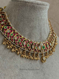 Kashmiri Kundan Hasli Set - SOKORA JEWELSKashmiri Kundan Hasli SetNECKLACE SETS