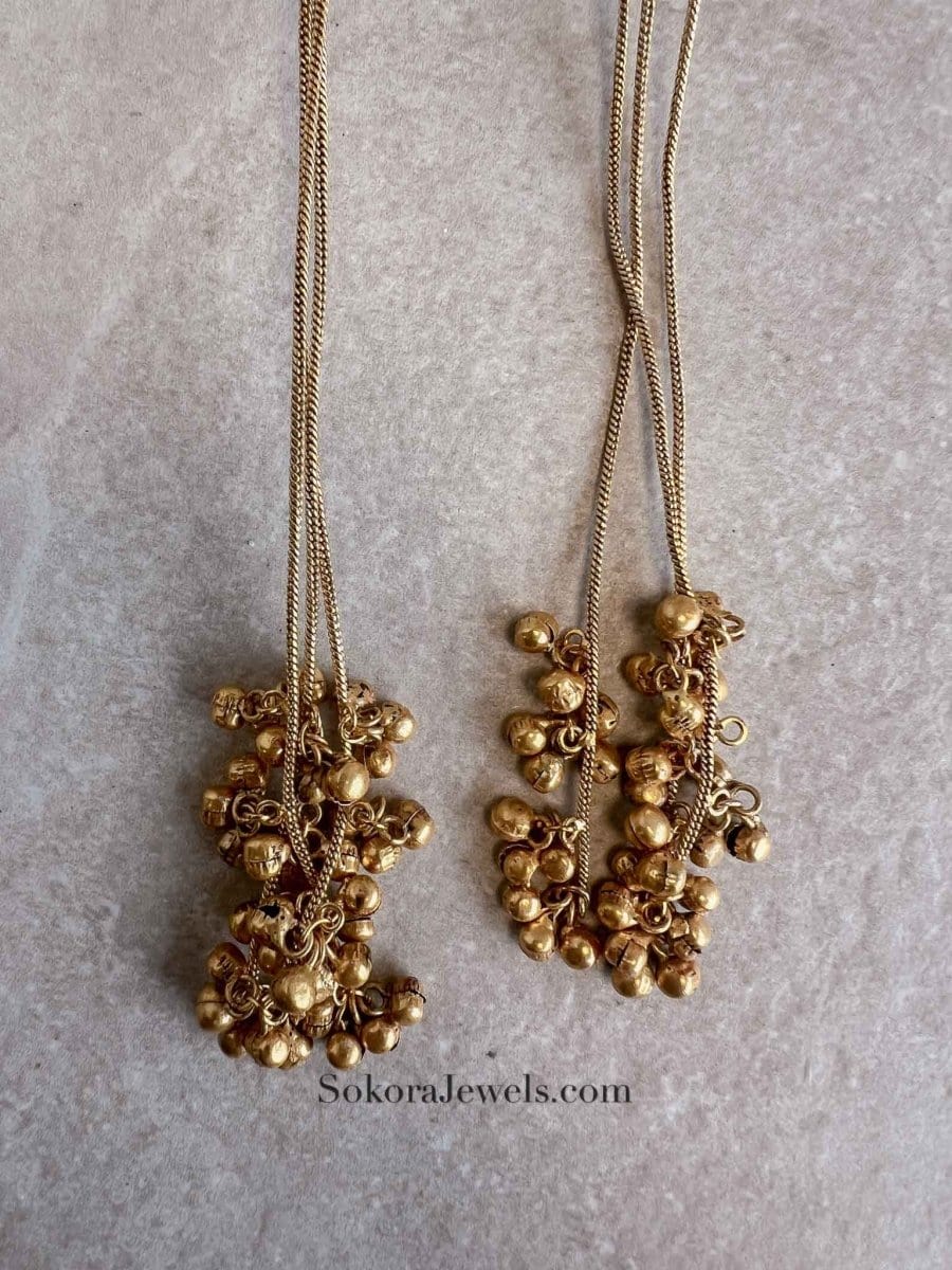 Kashmiri style Long Earrings - SOKORA JEWELSKashmiri style Long Earrings