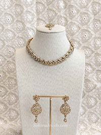 Katie Small Golden Necklace Set - SOKORA JEWELSKatie Small Golden Necklace SetNECKLACE SETS