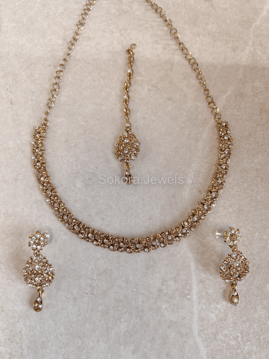 Katie Small Necklace Set - Gold - SOKORA JEWELSKatie Small Necklace Set - GoldNECKLACE SETS