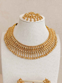 KAVYA Gold Tone Ghungroo Necklace Set - SOKORA JEWELSKAVYA Gold Tone Ghungroo Necklace SetNECKLACE SETS