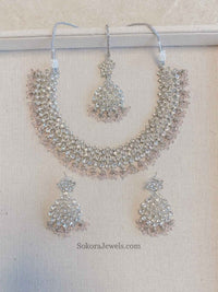 Khadija Silver Necklace Sets - SOKORA JEWELSKhadija Silver Necklace Sets