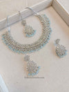 Khadija Silver Necklace Sets - SOKORA JEWELSKhadija Silver Necklace Sets