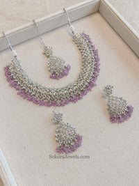 Khadija Silver Necklace Sets - SOKORA JEWELSKhadija Silver Necklace Sets