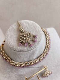 Kira Golden Necklace Sets - SOKORA JEWELSKira Golden Necklace Sets