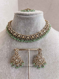 Kira Golden Necklace Sets - SOKORA JEWELSKira Golden Necklace Sets