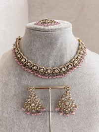 Kira Golden Necklace Sets - SOKORA JEWELSKira Golden Necklace Sets