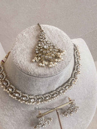 Kira Golden Necklace Sets - SOKORA JEWELSKira Golden Necklace Sets