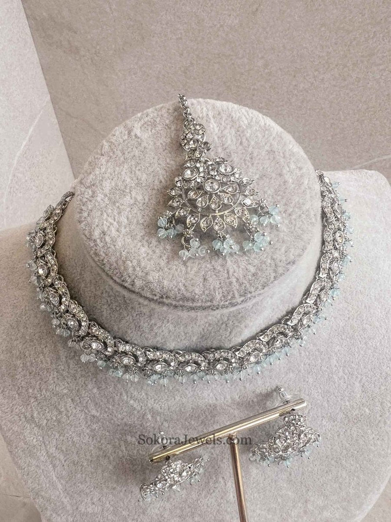 Kira Silver Necklace Sets - SOKORA JEWELSKira Silver Necklace Sets