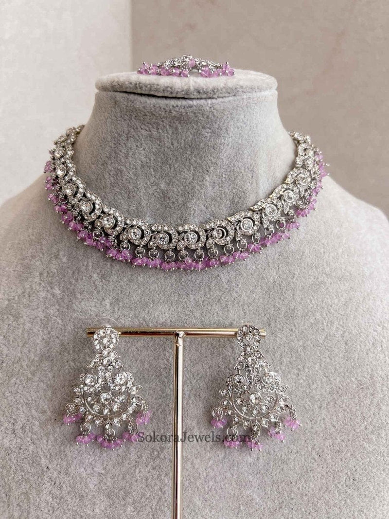 Kira Silver Necklace Sets - SOKORA JEWELSKira Silver Necklace Sets