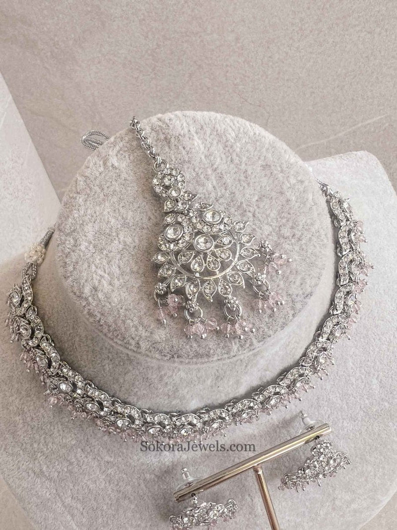 Kira Silver Necklace Sets - SOKORA JEWELSKira Silver Necklace Sets