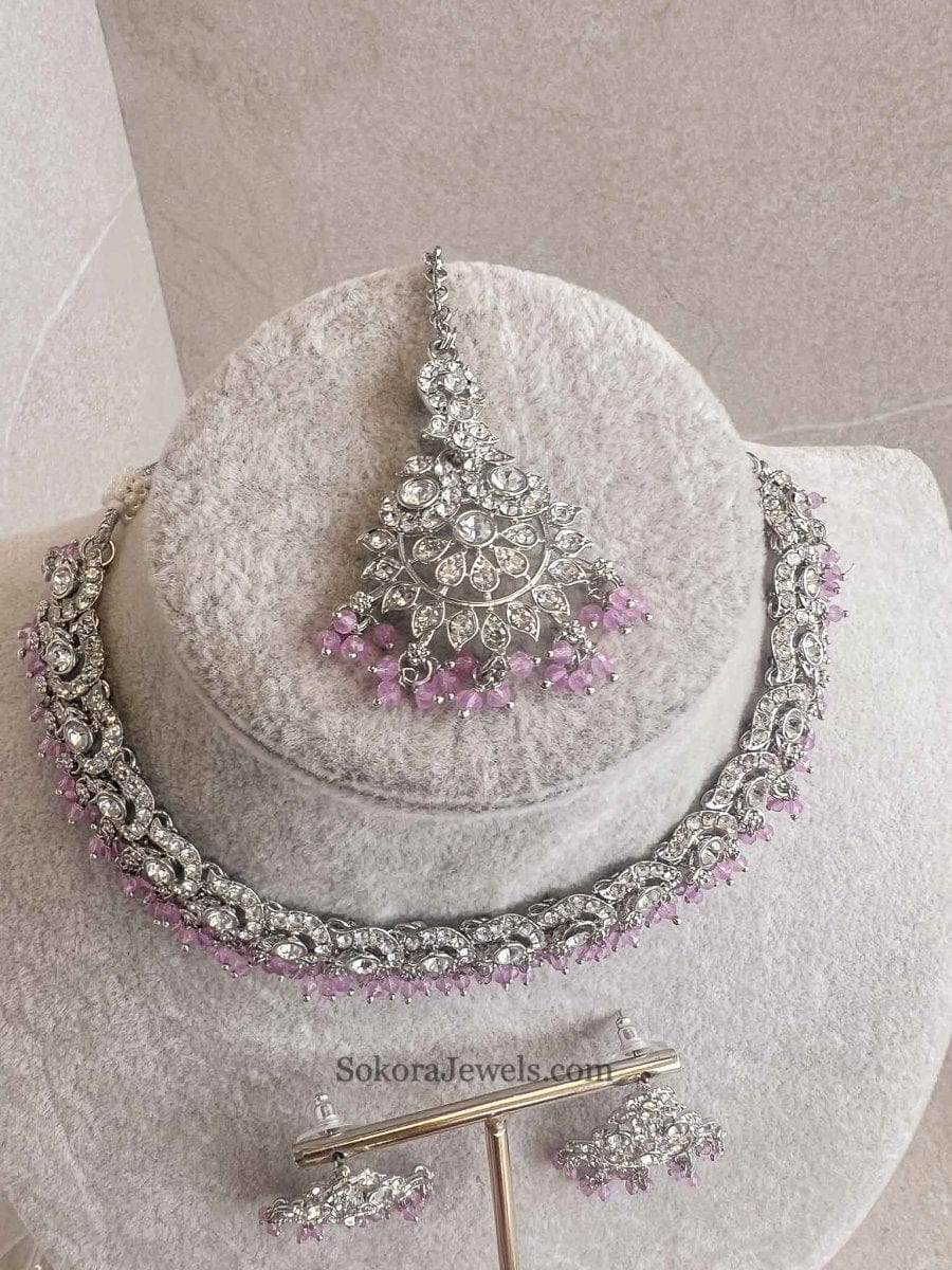 Kira Silver Necklace Sets - SOKORA JEWELSKira Silver Necklace Sets