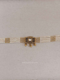 Kundan Beaded Bridal Waist Chain - SOKORA JEWELSKundan Beaded Bridal Waist Chain