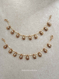 Kundan Earring Chains - SOKORA JEWELSKundan Earring ChainsEARRINGS