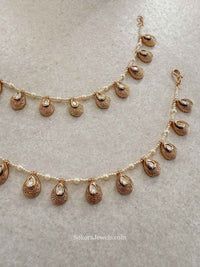 Kundan Earring Chains - SOKORA JEWELSKundan Earring ChainsEARRINGS