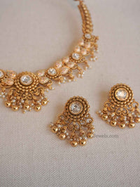 Kundan Gem and Meenakari set - SOKORA JEWELSKundan Gem and Meenakari set