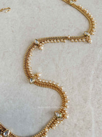 Kundan Gem Waist Chain - SOKORA JEWELSKundan Gem Waist Chain