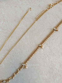 Kundan Gem Waist Chain - SOKORA JEWELSKundan Gem Waist Chain