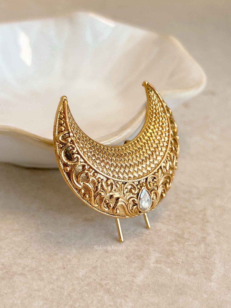 Kundan Hair Pin - SOKORA JEWELSKundan Hair Pin
