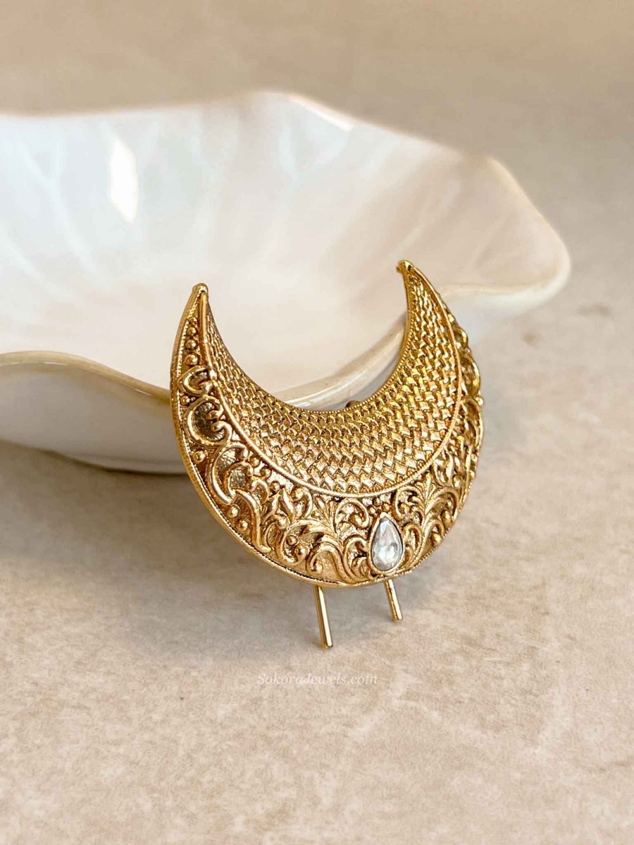 Kundan Hair Pin - SOKORA JEWELSKundan Hair Pin