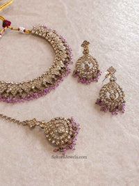 Laila Golden Necklace Sets - SOKORA JEWELSLaila Golden Necklace Sets