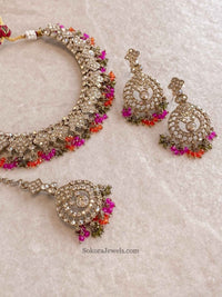 Laila Golden Necklace Sets - SOKORA JEWELSLaila Golden Necklace Sets