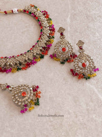 Laila Golden Necklace Sets - SOKORA JEWELSLaila Golden Necklace Sets