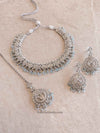 Laila Silver Necklace Sets - SOKORA JEWELSLaila Silver Necklace Sets