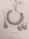 Laila Silver Necklace Sets - SOKORA JEWELSLaila Silver Necklace Sets
