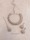 Laila Silver Necklace Sets - SOKORA JEWELSLaila Silver Necklace Sets
