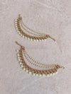 Lajjo Golden Earring chains (Sahara) - SOKORA JEWELSLajjo Golden Earring chains (Sahara)EARRINGS