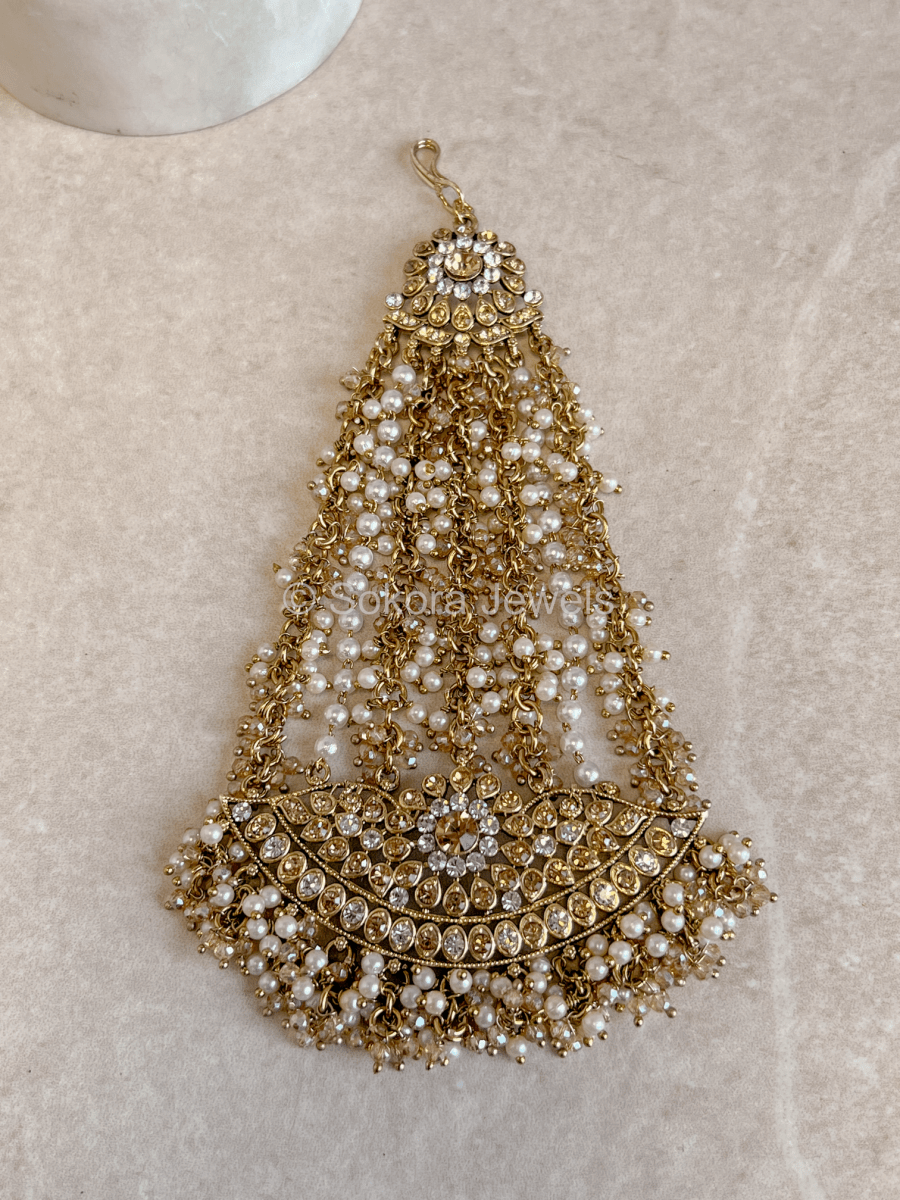 Lalita Jhumar - Golden - SOKORA JEWELSLalita Jhumar - Golden